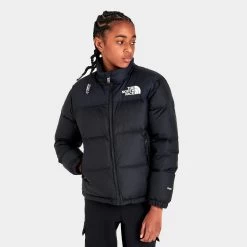The North Face Juniors' 1996 Retro Nuptse Jacket / TNF Black -Sports Fashion Clothing Store nf0a7wqojk3 teen 96 nuptse jkt C