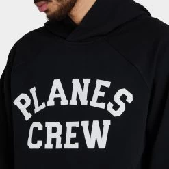 Paper Planes Crew Pullover Hoodie / Black -Sports Fashion Clothing Store pphdplancrw0001 planes crew hoodie D