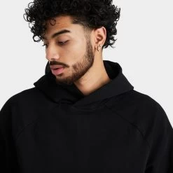 Paper Planes Solid Pullover Hoodie / Black -Sports Fashion Clothing Store pphdsolid0002 solid hoodie B