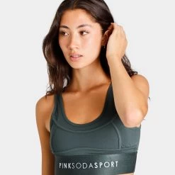 Pink Soda Contour Bra / Rasberry Radiance -Sports Fashion Clothing Store psstw11275grn pink soda contour bra green B