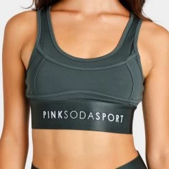 Pink Soda Contour Bra / Rasberry Radiance -Sports Fashion Clothing Store psstw11275grn pink soda contour bra green D