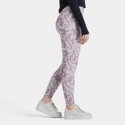 Pink Soda Sport Women's Haze Hue Tights / Purple -Sports Fashion Clothing Store psstw11412prp haze hue tt purple D