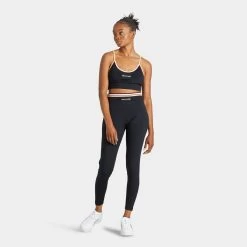 Pink Soda Sport Women’s Rey Pop Sports Bra Black / Peach Cobbler - Sweet Lilac -Sports Fashion Clothing Store psstw11488blk rey pop bra E