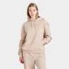 Pink Soda Sport Women's Aura Tape Pullover Hoodie Brown Lentil / Doeskin