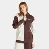 Supply & Demand Women's Splice Full Zip Hoodie White Sand / French Toast