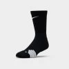 Nike Elite Crew Basketball Socks Black / White - White