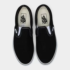 Vans Classic Slip-On / Black -Sports Fashion Clothing Store vn000eyeblk vans classic slip on black 4