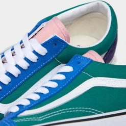 Vans Old Skool Retro Court / Multi - True White -Sports Fashion Clothing Store vn0a38g19ej vans old skool retro court multi tr white 06