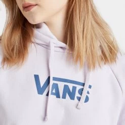 Vans Women's Flying V Boxy Pullover Hoodie / Lavender Fog -Sports Fashion Clothing Store vn0a47tcyeu flyingvboxyhoodie D