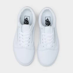 Vans Children's Old Skool / True White -Sports Fashion Clothing Store vn0a4buuqlz vans old skool true white true white 4